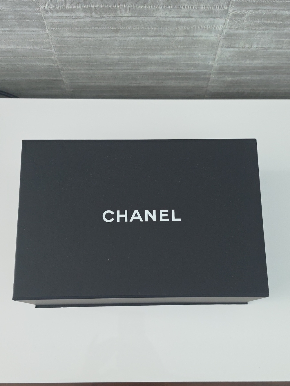 CHANEL Box with White Logo